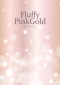 Fluffy-Pink Gold HEART 12