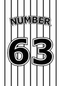 Number 63 stripe version