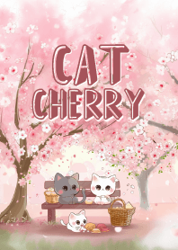 the cat couple and sakura