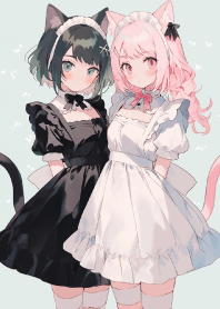 Cute maid sisters Linney 3