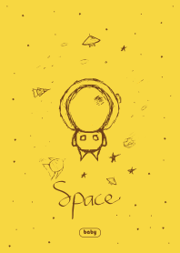 Cute Yellow Nate Baby Space