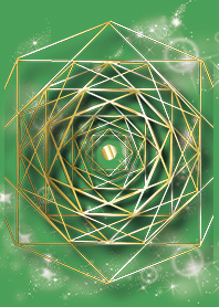 Green : Feng Shui Lucky Octagon