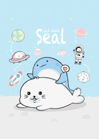 แมวน้ำอุ๋งๆกับวาฬน้อยสีฟ้า
