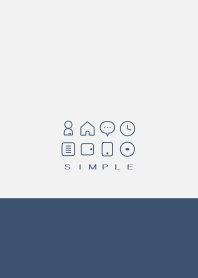SIMPLE(white blue)V.993b