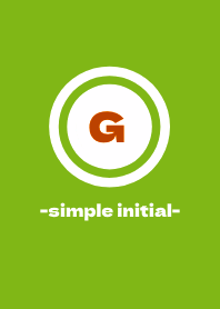 simple initial-G- THEME 58
