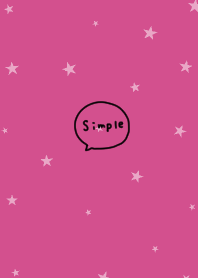 Pink and star pattern.