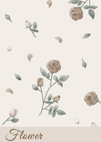 Flower 002-2 (rose/Brown)