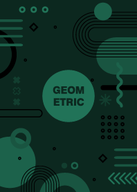 Eflat Geometric Bush Green