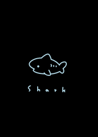 鯊魚 :black light blue