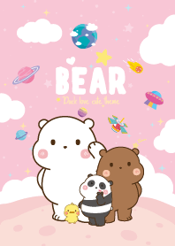Bear&Duck Fat Kawaii Pink