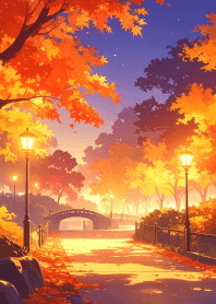 Illuminated autumn leaves Vol.3