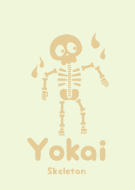 Yokai skeleton WHT lily