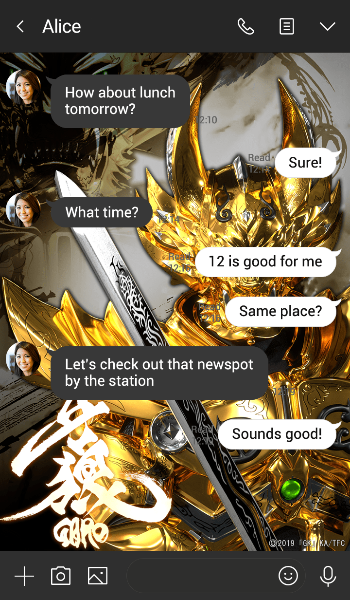 Line Creators Themes Garo Theme Garo Ver