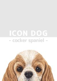ICON DOG - Cocker Spaniel - GRAY/04