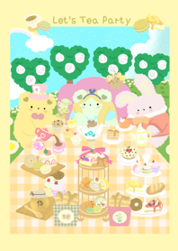 A little heart bear in wonderland