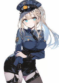 A super cute little policewoman 3