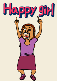 Happy cute girl