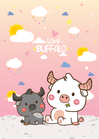 Buffalo Cute Cloud Lover