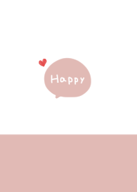 pink beige and white. Two tone.