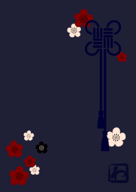 和柄03 (梅) + 勝色