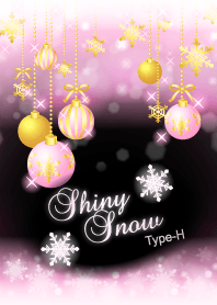 シャイニースノー☆☆Type-H 薄ピンク+雪