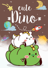 Cute Dino(Brown Galaxy Ver.)