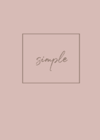 simple cursive -dustypink-