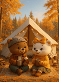 Autumn Forest Camping Time