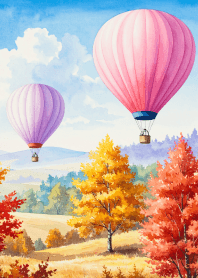 Autumn hot air balloon Vol.1