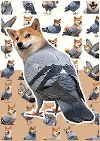Shiba pigeon Beige Yellow