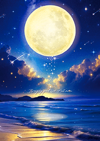 運気大好転✨黄金の満月と流れ星