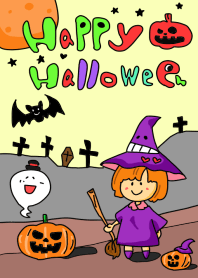 pop & cute happy Halloween