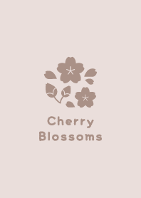 Cherry Blossoms10<Brown>