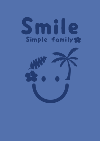Smile & tropical Lavender blue