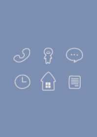 cute doodle.(dusty colors:07b)