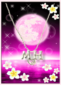 initial M&H(Strawberry Moon&Plumeria)