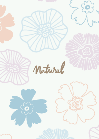 The darkish color flower bed Blue2 Japan