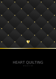 HEART QUILTING - GRAY BLACK 27