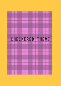 PINK CHECKERED THEMEj-ORANGE