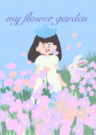 my flower garden.