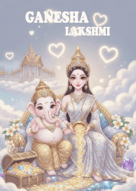 Ganesha, Lakshmi, wealth, rich 2JP