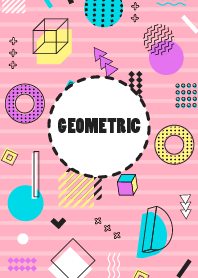 Geometric Carnation Pink 2