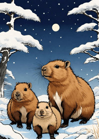 Ukiyo-e - Capybara 7818B1