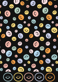 Colorful Smile - black