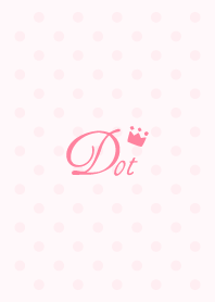 Crown dot -Happy Pink-