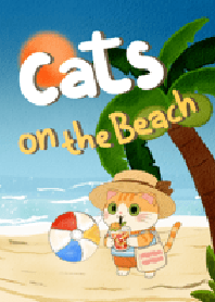 Cats on the beach