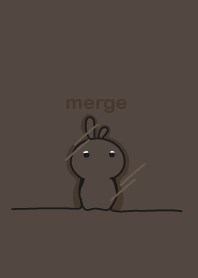 rabbit staring - 154 - black