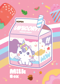 Unicorn Sweets Milk Box