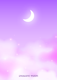crescent moon-purple 26