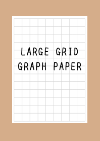 LARGE BLACK GRID GRAPH PAPER-LIGHT BROWN